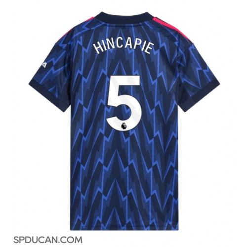 Zenski Nogometni Dres Arsenal Piero Hincapie #5 Gostujuci 2025-26 Kratak Rukav